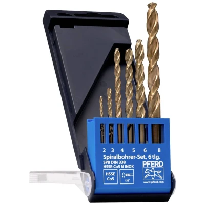 Afbeelding van PFERD 25298004 Metaal spiraalboorset 6 delig 1 set(s)