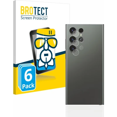 Afbeelding van BROTECT Screenprotector voor Samsung Galaxy S23 Ultra (ALLEEN Camera Lens) Folie Beschermfolie Beschermglas transparant (6 Stuks)