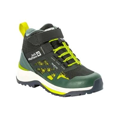 Afbeelding van Jack Wolfskin Villi Hiker Texapore MID Unisex Outdoorschoenen voor kinderen, Maat: 31, Slate green Kunststof/ textiel