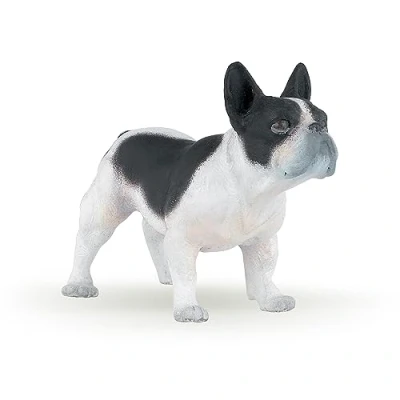 Afbeelding van Papo 54006 Figuur Dieren Franse Bulldog Zwart en Wit