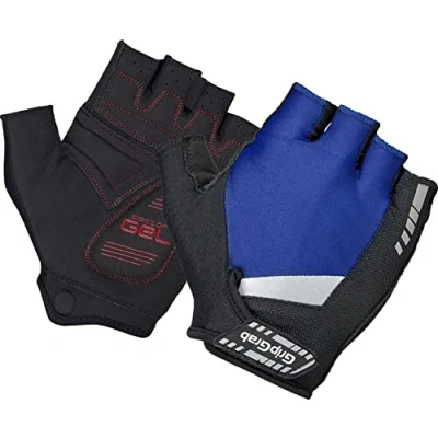 Afbeelding van GripGrab SuperGel Padded Korte Vinger Zomer Fietshandschoenen Wielrenhandschoenen met Padding Navy Blauw Unisex Maat S
