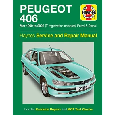 Afbeelding van Peugeot 406 Petrol &amp; Diesel (Mar 99 02) Haynes Repair Manual