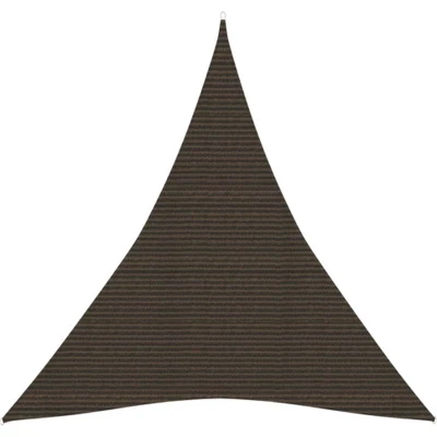 Afbeelding van Zonnezeil 160 g/m² 4x5x5 m HDPE bruin