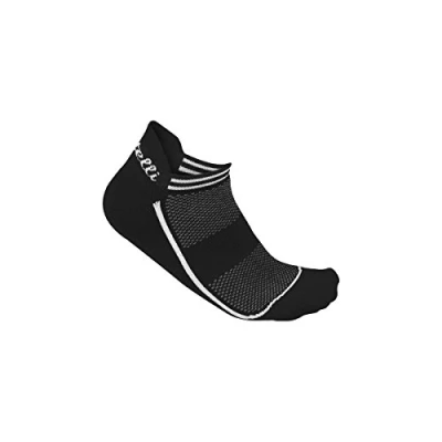 Afbeelding van Castelli Invisible Fietssokken Maat 35 38 Vrouwen zwart/wit