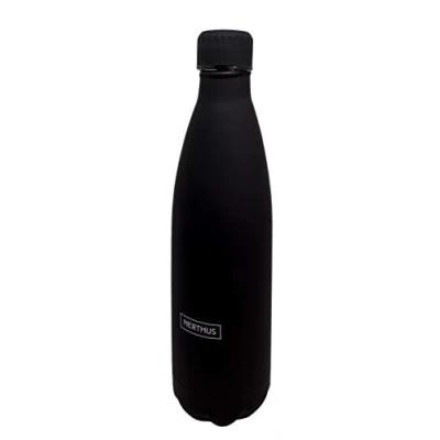Afbeelding van Nerthus Drinkfles Vacuüm 750ml Zwart (warm En Koud)