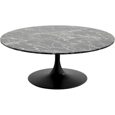 Afbeelding van Salontafel Schickeria Marble Black 110cm