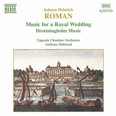 Afbeelding van Uppsala Kammarorkester, Anthony Halstead Roman: Drottningholmsmusiken (CD)