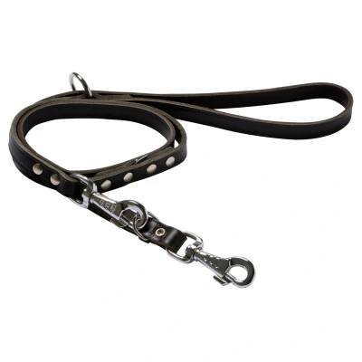 Afbeelding van Adori Traininglijn Soft Met Print Donkerbruin Hondenriem 200x1.8 cm