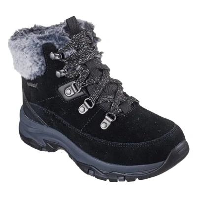 Afbeelding van Skechers Sport Worries Snowboots, Dames, Maat: 41, Schwarz Leer