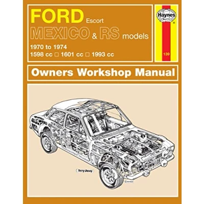 Afbeelding van Ford Escort Mk I Mexico, RS 1600 &amp; 2000 (70 74) Haynes Repair Manual
