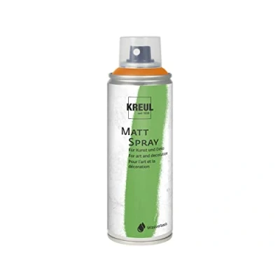 Afbeelding van KREUL 76313 Sterk gepigmenteerde en waterdichte spray voor binnen buiten, oranje, 200 ml, Duitse versie