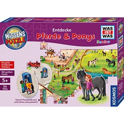 Afbeelding van Wissenspuzzle wat is junior ontdek de ponyhof: spel