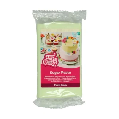 Afbeelding van FunCakes Rolfondant Pastel Groen 250g Fondant voor Cupcakes en Taarten