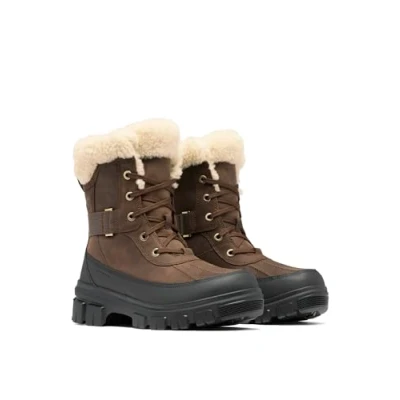 Afbeelding van Sorel Torino V Parc Winterlaarzen Dames Tobacco Black EU 40 12 Bruin Snowboots