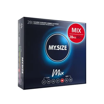 Afbeelding van MY.SIZE Mix 60 mm Condooms 28 stuks