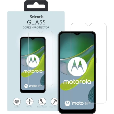 Afbeelding van Selencia Screenprotector Geschikt voor Motorola Moto E13 Tempered Glass Gehard Glas