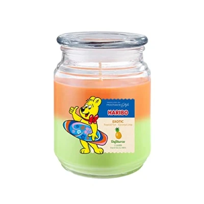 Afbeelding van Haribo 2 Layer kaars Exotic 510 gr