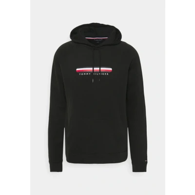 Afbeelding van Tommy Hilfiger OH Hoodie Pyjamashirt, Heren, Maat: Small, Black