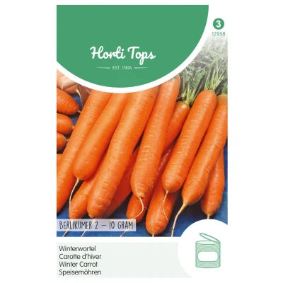 Afbeelding van Hortitops Winterwortelen Berlikumer 2 Groentezaden 10 g