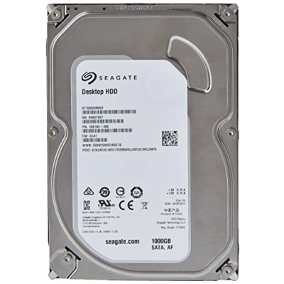 Afbeelding van Seagate ST1000DM003 Barracuda 3,5 inch SATA III 7200 rpm interne harde schijf 1TB
