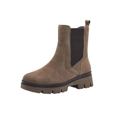 Afbeelding van Tamaris Chelsea boots cognac Leer Dames Maat 41