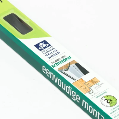 Afbeelding van SecuStrip Plus Anti Inbraakstrip Achterdeur 2115MM Buitendraaiend SKG* Zwart