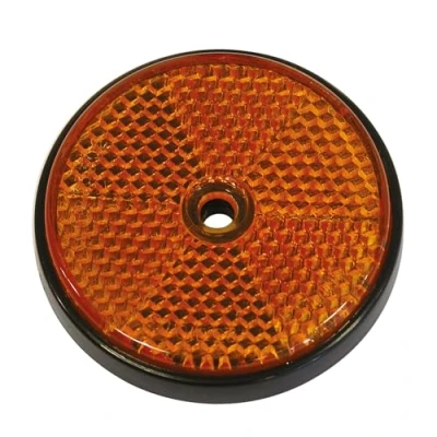 Afbeelding van Carpoint Reflector Rond Ø 70mm Oranje Bulk 0413955