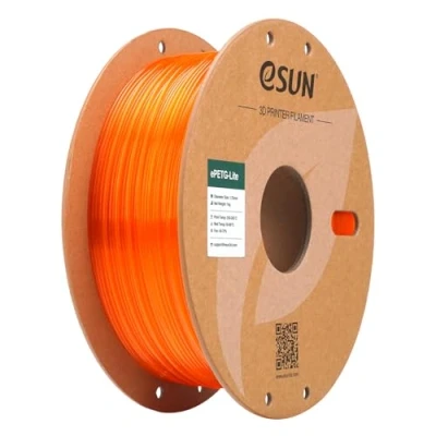 Afbeelding van eSUN PETG filament 1,75 mm, met hoge sterkte, 1 kg spoel 3D printerfilament voor printers, oranje