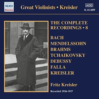 Afbeelding van Fritz Kreisler The Complete Recordings, Vol. 8 (CD)