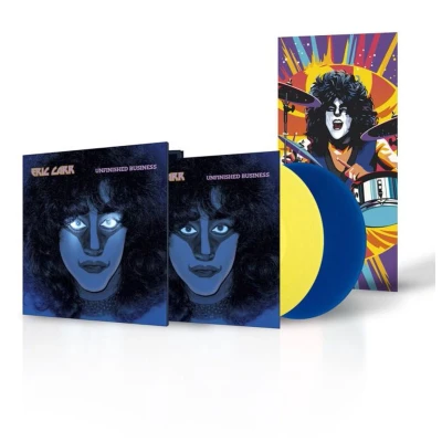Afbeelding van Eric Carr Unfinished Business (RSD2024 Blue/Yellow 2LP with Flashing Light Effect)