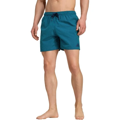Afbeelding van adidas Sportswear Seersucker Stripy Zwemshort 5 Inch Heren Groen L