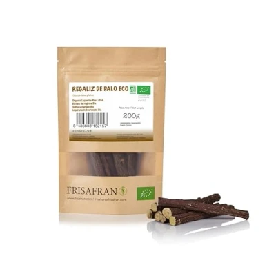 Image de Frisafran bâton de Réglisse BIO cultivé directement par Espagne 200g reglisse Baton Bonbon bois à macher