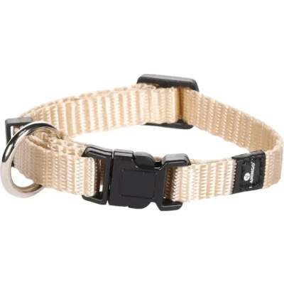 Afbeelding van Halsband Ziggi Beige 20 tot 35cm x 10mm