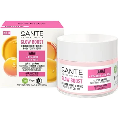 Afbeelding van SANTE NATURKOSMETIK Gezichtscrème Glow Boost Rosy Teint, 50 ml