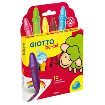 Afbeelding van Giotto Bebè Pastelloni Baby Wax, 10 stuks