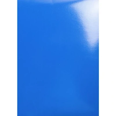 Afbeelding van Exacompta Cover Chromolux 250 g/m², 100 stuks, blauw, Accessoires voor bindmachines, Blauw