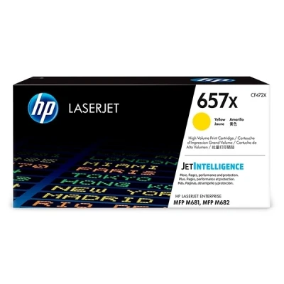 Image de Cartouche de toner jaune HP 657X LaserJet grande capacité authentique