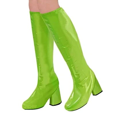 Afbeelding van WIDMANN Groene jaren 60 retro overlaarzen