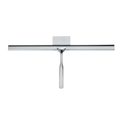Afbeelding van WENKO Douchewisser Terni Jumbo 40cm RVS Raamwisser Trekker douche Bevestigen zonder boren