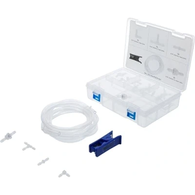 Afbeelding van BGS 74294 Ruitenwisser waterslang reparatieset 19 delig ruitensproeierslang 4 m autoslang