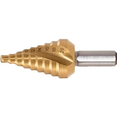Afbeelding van KS Tools, Boorbitje, HSS TiN stappenboor, extra kort (12 millimeter)