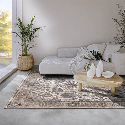Afbeelding van Vloerkleed Egon Creme/Meerkleurig 160 x 225 cm Dekbed Discounter.nl
