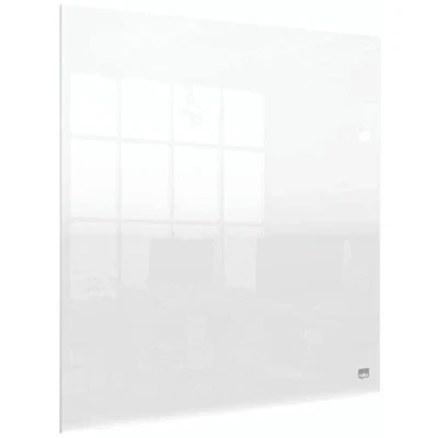 Afbeelding van Nobo Draagbaar, Droog Uitwisbaar Mini A4 Whiteboard voor op Bureau/aan de Muur 450 x Millimeter Inclusief Marker En Montage Pads Transparant Acryl