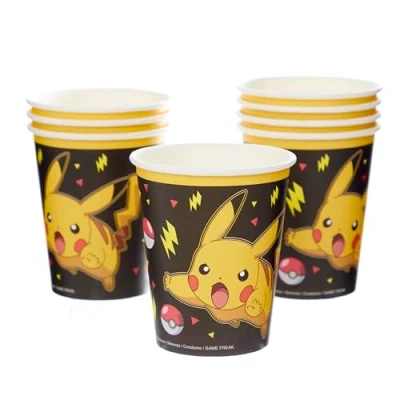 Afbeelding van Pokemon Pikachu Bekers 237ml 8 stuks