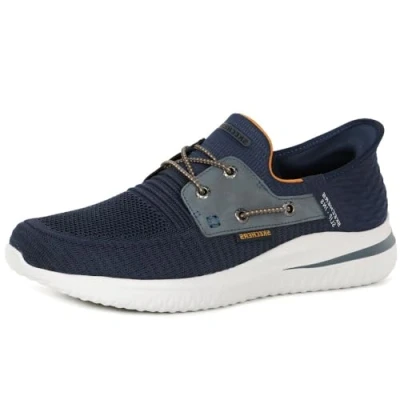 Afbeelding van Skechers Delson 3.0 Roth Heren Instappers Navy