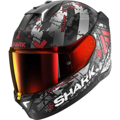 Afbeelding van SHARK, SKWAL i3 HELLCAT, KUR, L integraalhelm (+ extra rookscherm)