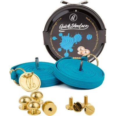 Afbeelding van Able2 Quickshoelaces prestige turquoise
