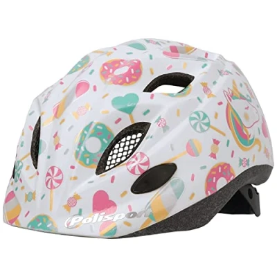 Afbeelding van Polisport PolispGoudt helm Kinder Lolipops XS 48 52cm