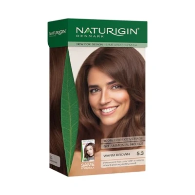 Afbeelding van NATURIGIN Natural Permanent Home Hair Dye Ammonia free Dark Blonde 5.3 Volume discount: 13.99 eur per box if you buy 4