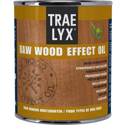 Afbeelding van Trae Lyx Raw Wood Effect Oil Donkerhout 0,25 liter
